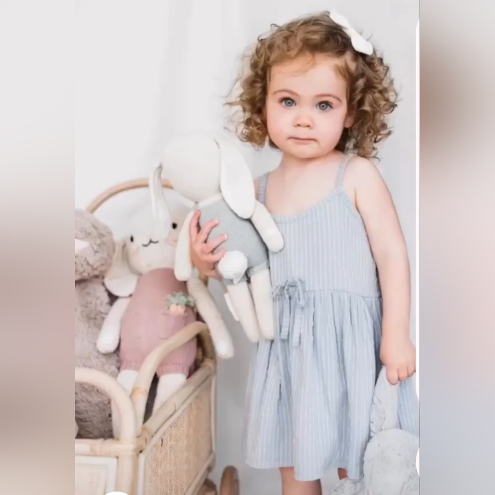 Ollie's Day Dress Infant Size 6-9 Month Grey